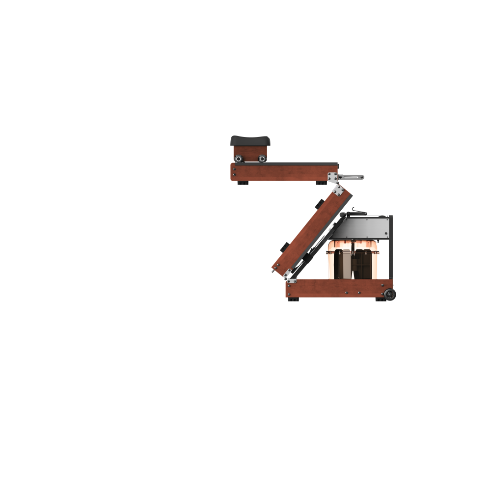 Kingsmith WalkingPad WM10 kokkupandav sõudeergomeeter – punase tamme värv